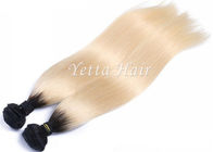 Estensioni variopinte delicatamente regolari dei capelli di Ombre, 12 - tessuto diritto a 30 pollici dei capelli di Remy