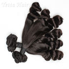 Capelli vergini di Funmi dell'indiano reale, tessuto dei capelli umani di Remy per le donne di colore