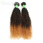 Il corpo vergine peruviano colorato Wave/tre dei capelli tonifica le estensioni crespe dei capelli ricci
