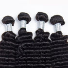 Estensioni peruviane dei capelli ricci di Wave dei capelli 100% del tessuto profondo peruviano dei capelli umani