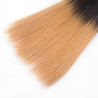 colore diritto 1B/27 dei capelli vergini brasiliani di estensioni dei capelli umani di 7A Ombre