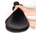I capelli diritti malesi di 100% impacchettano per le donne di colore/le estensioni di trama capelli del doppio