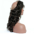 Grado vergine brasiliano 9A/10A dei capelli del frontale 100% del pizzo di Wave 360 del corpo