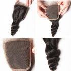 estensione vergine sciolta cruda non trattata dei capelli di Wave del tessuto peruviano dei capelli del grado 12A