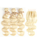 Capelli vergini Wave Remy del corpo del brasiliano dell'OEM 100% 613 pacchi biondi dei capelli umani