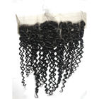 Estensioni peruviane vergini non trattate dei capelli umani dei capelli ricci del pacco nero del tessuto