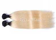 Estensioni variopinte delicatamente regolari dei capelli di Ombre, 12 - tessuto diritto a 30 pollici dei capelli di Remy
