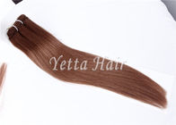 Classifichi l'estremità completa Brown scuro di estensioni lunghe alla moda dei capelli di 8A nessuna fibra