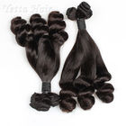 A 8 pollici - i capelli ricci brasiliani a 18 pollici, raddoppiano Aunty tirato Funmi Hair Weave