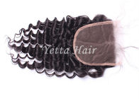 Classifichi la chiusura profonda del pizzo dei capelli umani di 7A Wave/i capelli reali chiusura di separazione media