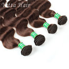 Aggrovigli liberamente i capelli di Remy di 100 indiani, estensioni dei capelli di Wave del corpo delicatamente/lucido/pulisca