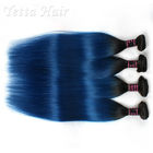 Il buio peruviano diritto pianta i capelli variopinti di Ombre di estensioni blu dei capelli umani