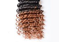I capelli brasiliani vergini Wave profondo due di Ombre tonificano le estensioni 1b/30 dei capelli di Ombre