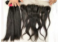 Tessuto peruviano diritto dei capelli umani delle ragazze/estensioni naturali dei capelli neri