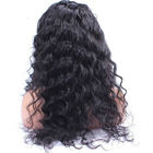 Parrucche dei capelli umani della parte anteriore del pizzo di Wave di acqua di densità di 130% per colore naturale di Ladys