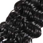 Estensioni di trama indiane dei capelli di Wave di acqua/tessuto capelli umani per le donne di colore