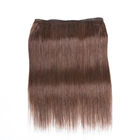 Estensioni dei capelli umani di Ombre di colore di Brown/tessuto capelli diritti con chiusura 4X4