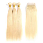 #613 tessuto diritto dei capelli umani dei capelli vergini del brasiliano della bionda 100% facile tingere e fare un restyling