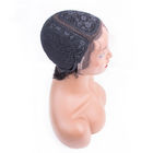 Dimensione media di colore di short dei capelli umani del pizzo della parte anteriore del cappuccio su ordinazione delle parrucche con le cinghie regolabili